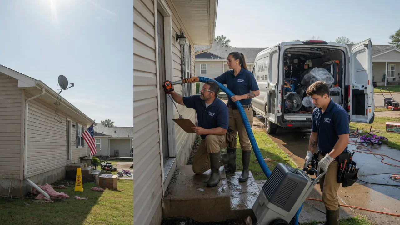Ceiling Water Damage Restoration in Blythedale, MO near me